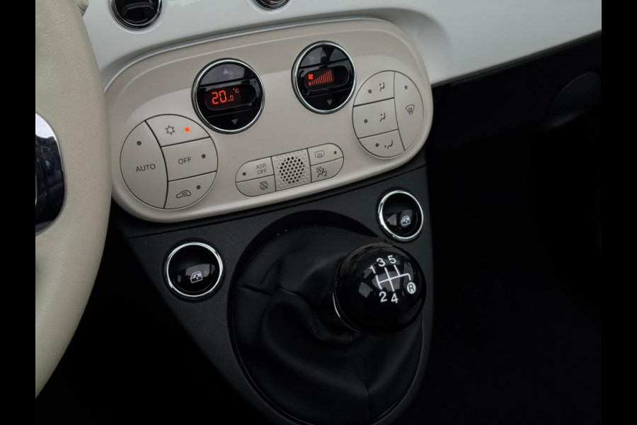 Fiat 500C 0.9 TA T Collezi. CABRIO ORG NL LAGE KMSTAND NAVI LEDER LED