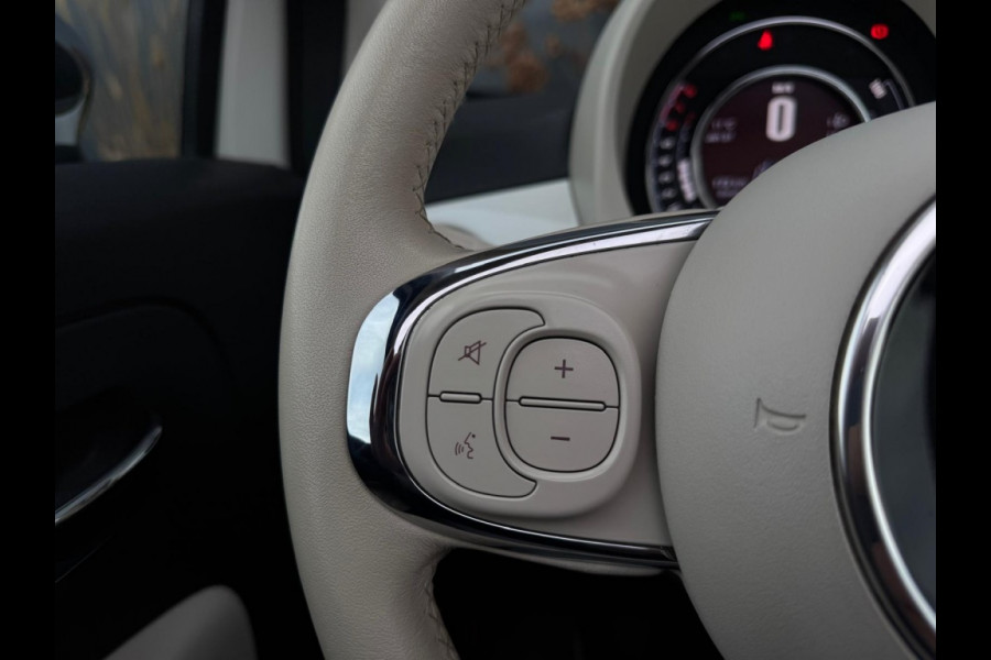 Fiat 500C 0.9 TA T Collezi. CABRIO ORG NL LAGE KMSTAND NAVI LEDER LED