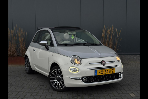 Fiat 500C 0.9 TA T Collezi. CABRIO ORG NL LAGE KMSTAND NAVI LEDER LED