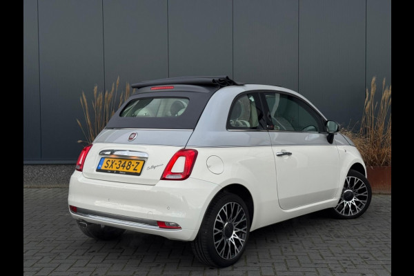 Fiat 500C 0.9 TA T Collezi. CABRIO ORG NL LAGE KMSTAND NAVI LEDER LED