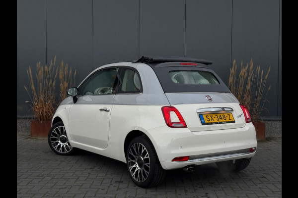 Fiat 500C 0.9 TA T Collezi. CABRIO ORG NL LAGE KMSTAND NAVI LEDER LED