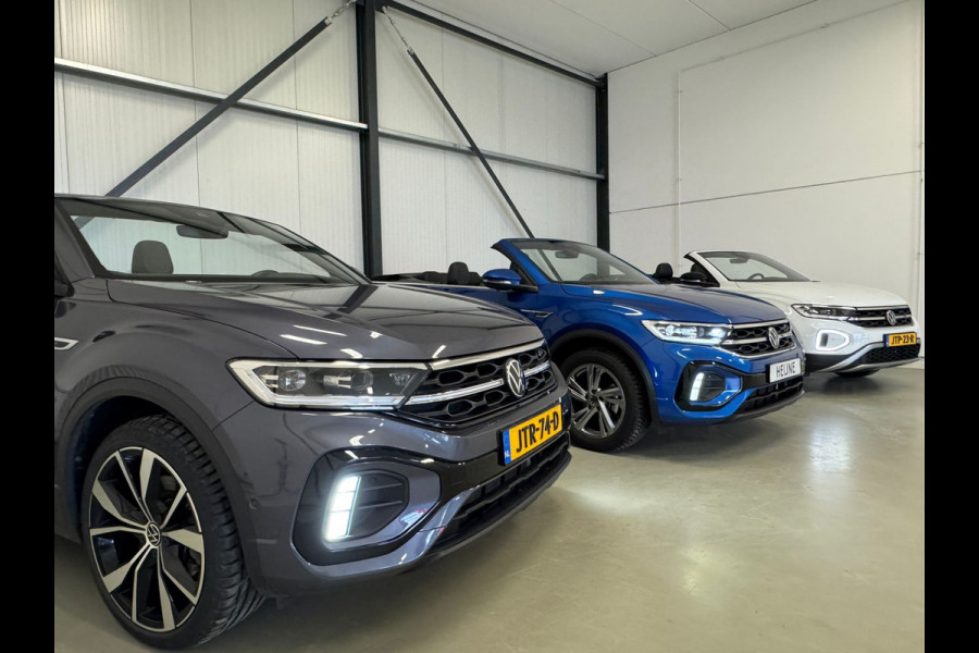 Volkswagen T-Roc Cabrio 1.5 TSI 150PK DSG R-LINE SPORT LEDER/MATRIX-LED/NAVI/CARPLAY/FABRIEKS GARANTIE
