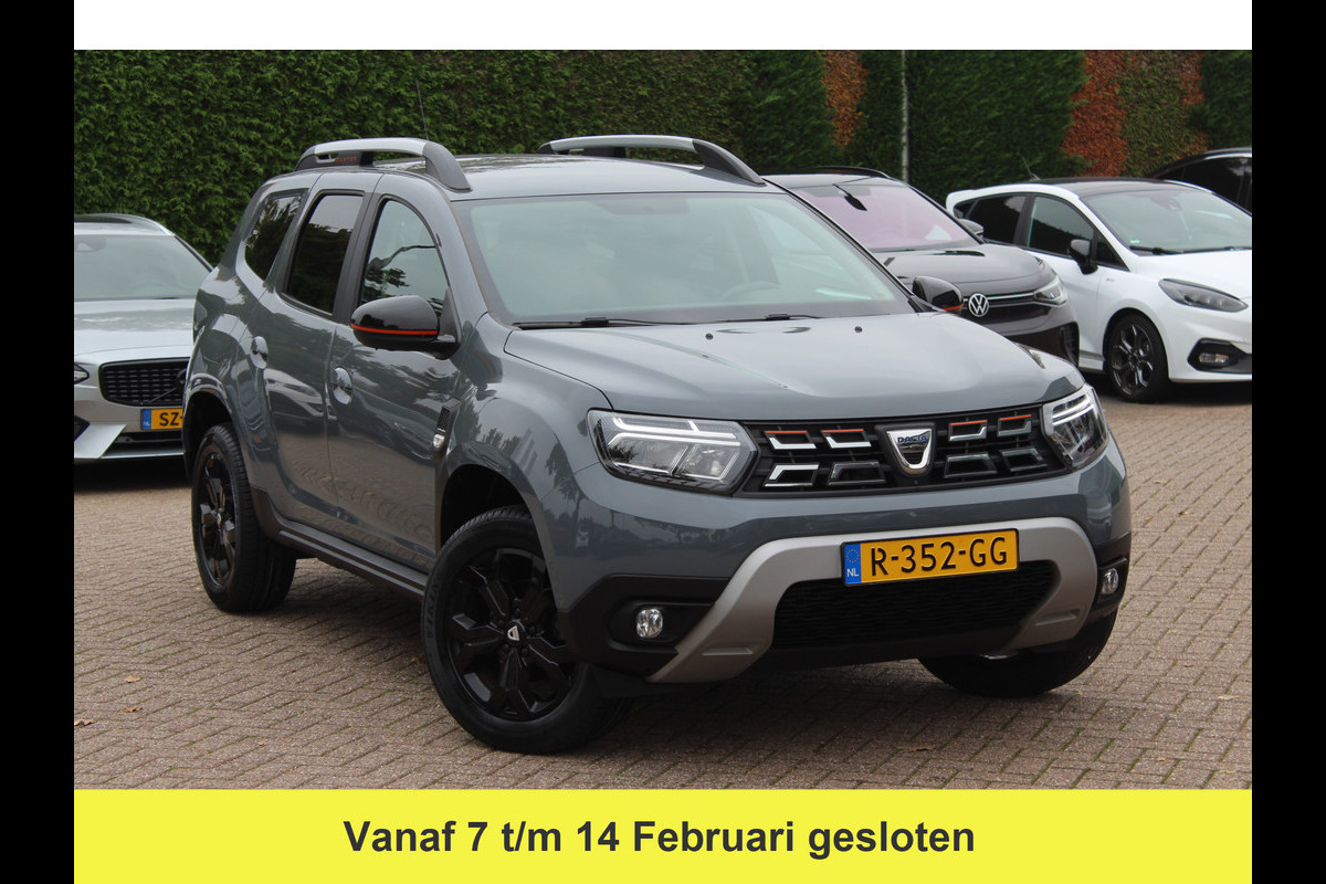 Dacia Duster 1.0 TCe 100 Bi-Fuel Journey / Full option! / Trekhaak / Camera / Half leder / 17'' / Keyless / Navigatie / DAB / Stoelverwarming / Cruise Control