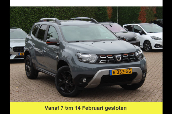 Dacia Duster 1.0 TCe 100 Bi-Fuel Journey / Full option! / Trekhaak / Camera / Half leder / 17'' / Keyless / Navigatie / DAB / Stoelverwarming / Cruise Control