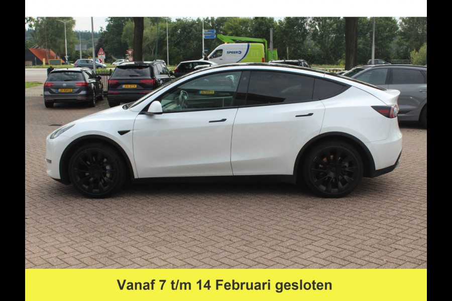 Tesla Model Y Performance AWD 75 kWh / Trekhaak / Autopilot / Panoramadak / Camera / 21'' / Keyless / Leder / Dodehoek / Navigatie / Stoelverwarming
