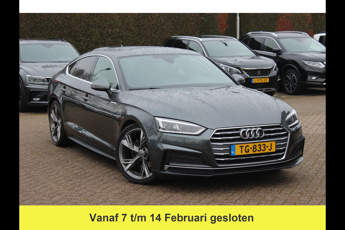 Audi A5 Sportback 1.4 TFSI Sport S-line Edition / Navigatie / Half leder / Parkeerhulp achter / 18'' / LED Koplampen / Cruise Control