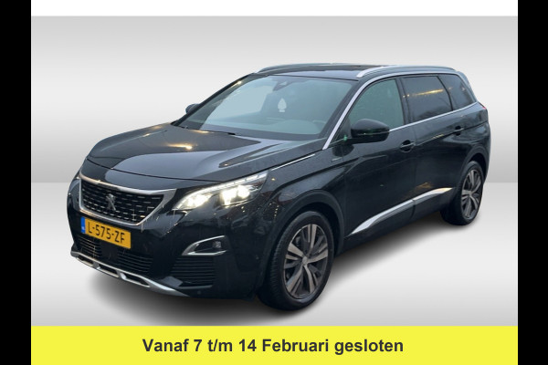 Peugeot 5008 1.6 e-THP GT-Line 7p. / Camera / Half leder / 18'' / Virtual Cockpit / Dodehoek / LED Koplampen / Navigatie / Stoelverwarming / DAB / Cruise Control