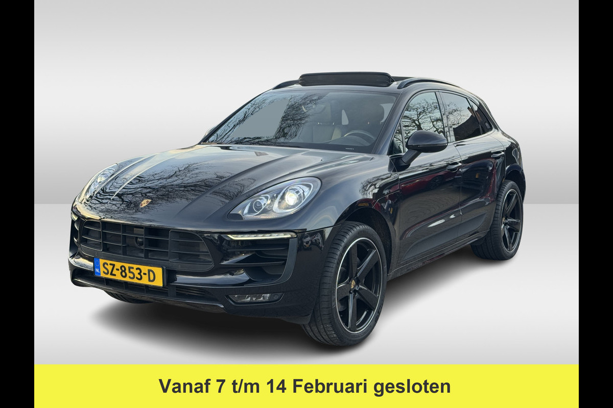 Porsche Macan 2.0 / NL Auto / Dealer onderhouden / Panoramadak / Camera / Luchtvering / Sportdesign+Chrono / 21'' / Adaptieve stoelen / CarPlay / Bose / DAB / Stoelverwarming / ACC