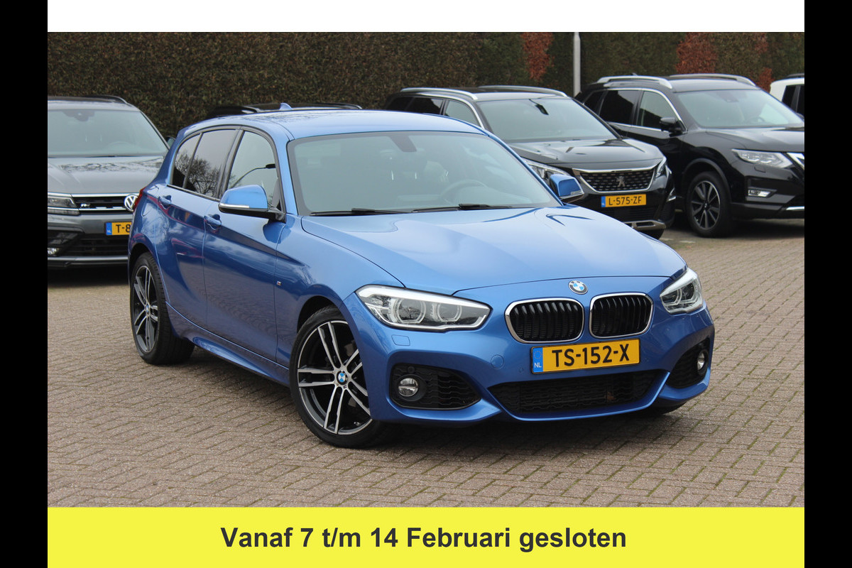 BMW 1-serie 118i Edition M Sport Shadow High Executive / Alcantara / Navigatie / Parkeerhulp V+A / 18'' / Stoelverwarming / Cruise Control