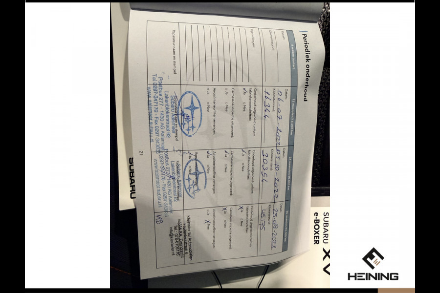 Subaru XV 2.0i e-BOXER Luxury. Automaat 4X4. Adaptive-cruise. Apple-carplay. Navi. Camera voor en achter. 49000km met NAP.