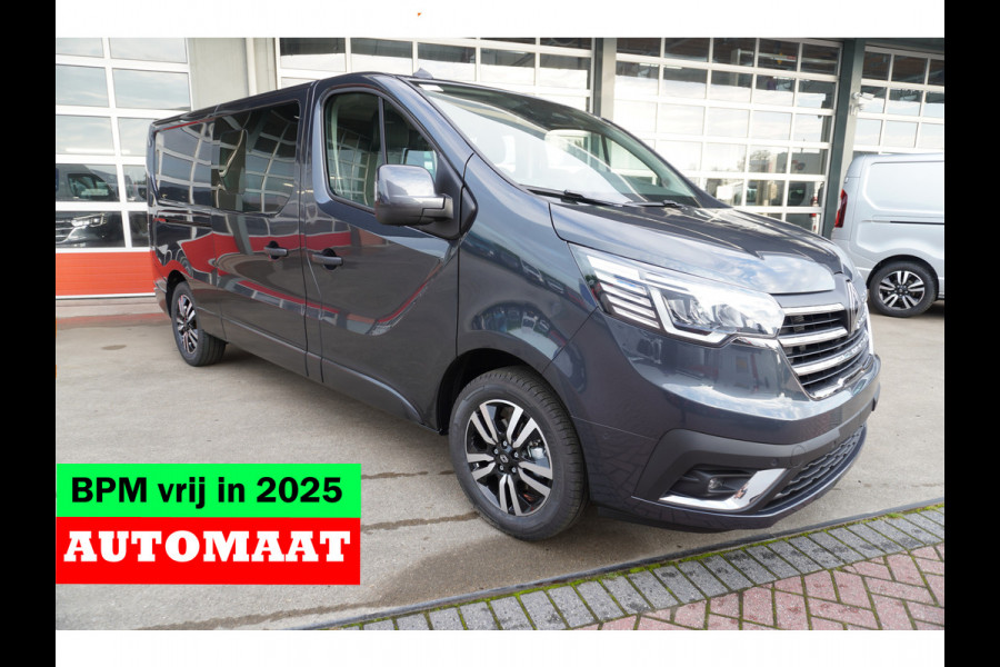 Renault Trafic 2.0 Bleu dCi EDC 170PK L2H1 Luxe dubbelCabine Automaat Schuifdeur L/R Nr.V902 |  Climate | Navi | Camera |