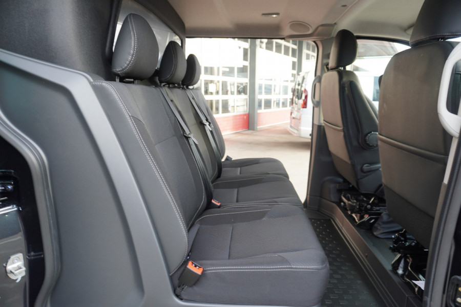 Renault Trafic 2.0 Bleu dCi EDC 170PK L2H1 Luxe dubbelCabine Automaat Schuifdeur L/R Nr.V902 |  Climate | Navi | Camera |