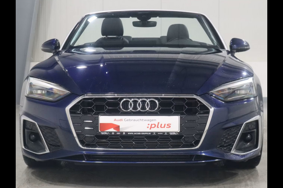 Audi A5 Cabriolet 40 TFSI S-LINE ** LED, VIRTUAL, HALF-LEDER, ACC, MEMORY, 19-inch LMV, SPIEGEL ** UNFALLFREI - Vol. AUDI Onderh ** ** INFORMEER OOK NAAR ONZE AANTREKKELIJKE FINANCIAL-LEASE TARIEVEN **