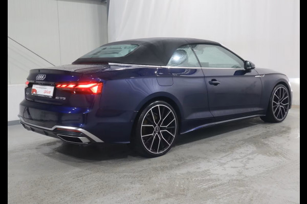 Audi A5 Cabriolet 40 TFSI S-LINE ** LED, VIRTUAL, HALF-LEDER, ACC, MEMORY, 19-inch LMV, SPIEGEL ** UNFALLFREI - Vol. AUDI Onderh ** ** INFORMEER OOK NAAR ONZE AANTREKKELIJKE FINANCIAL-LEASE TARIEVEN **