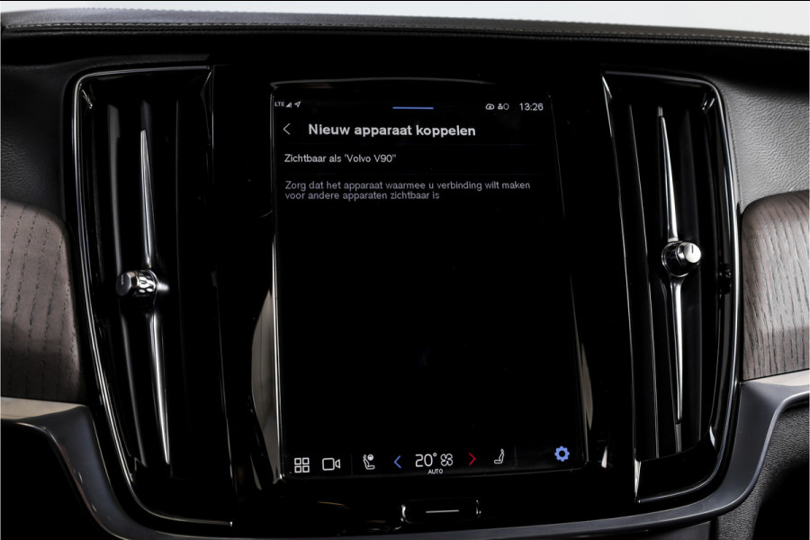 Volvo V90 2.0 B4 Inscription - Automaat Orig. NL | S/K- Panodak | Dig. Cockpit | Adapt. Cruise | Stoel-+Struurverw. | PDC | 360 Camera | NAV + App. Connect | ECC | Elek. KLep | Elek. Trekhaak | LM 20" |