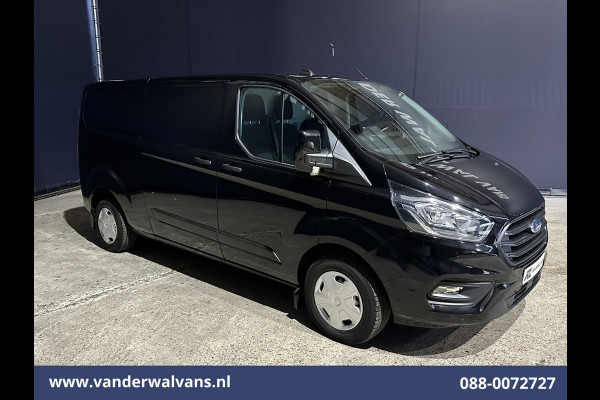Ford Transit Custom 2.0 TDCI 131pk L2H1 Euro6 Airco | Navigatie | LED | Cruisecontrol | 2800kg Trekhaak Parkeersensoren, Bijrijdersbank