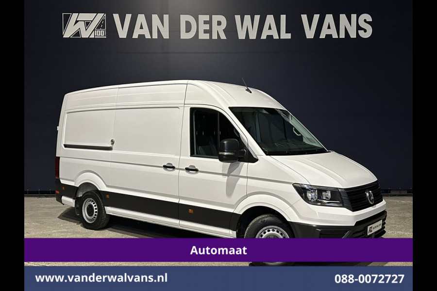 Volkswagen Crafter 2.0 TDI 140pk Automaat L3H3 L2H2 Euro6 Airco | Navigatie | Camera | Apple Carplay | Chauffeursstoel Android Auto, Leder, Parkeersensoren, Bijrijdersbank