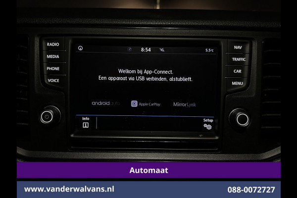 Volkswagen Crafter 2.0 TDI 140pk Automaat L3H3 L2H2 Euro6 Airco | Navigatie | Camera | Apple Carplay | Chauffeursstoel Android Auto, Leder, Parkeersensoren, Bijrijdersbank