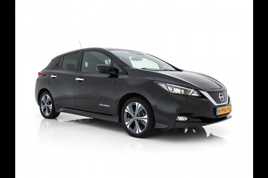 Nissan Leaf Tekna 40 kWh (SOH-83%) (INCL-BTW) *Aut.*LEATHER | FULL-LED | BOSE-AUDIO | TOPVIEW | DAB | KEYLESS | NAVI-FULLMAP | DAB | HEATED-COMFORTSEATS | PRIVACY-GLASS | ADAPTIVE-CRUISE | 17''ALU*