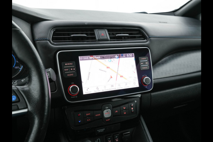 Nissan Leaf Tekna 40 kWh (SOH-83%) (INCL-BTW) *Aut.*LEATHER | FULL-LED | BOSE-AUDIO | TOPVIEW | DAB | KEYLESS | NAVI-FULLMAP | DAB | HEATED-COMFORTSEATS | PRIVACY-GLASS | ADAPTIVE-CRUISE | 17''ALU*