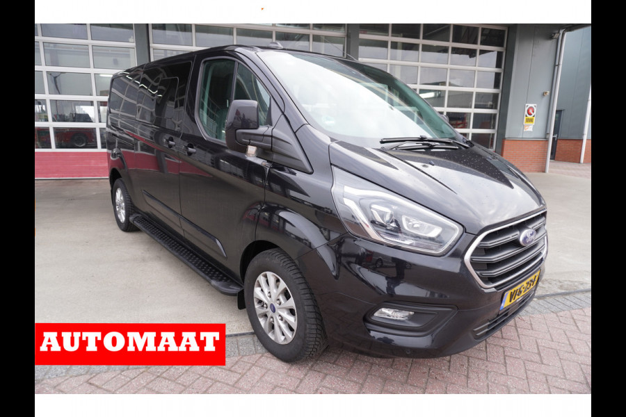Ford Transit Custom 300 2.0 TDCI 170PK L2H1 Limited Dubbelcabine Automaat Airco | Adap.Cruise | Navi | Camera | Schuifdeur links en rechts