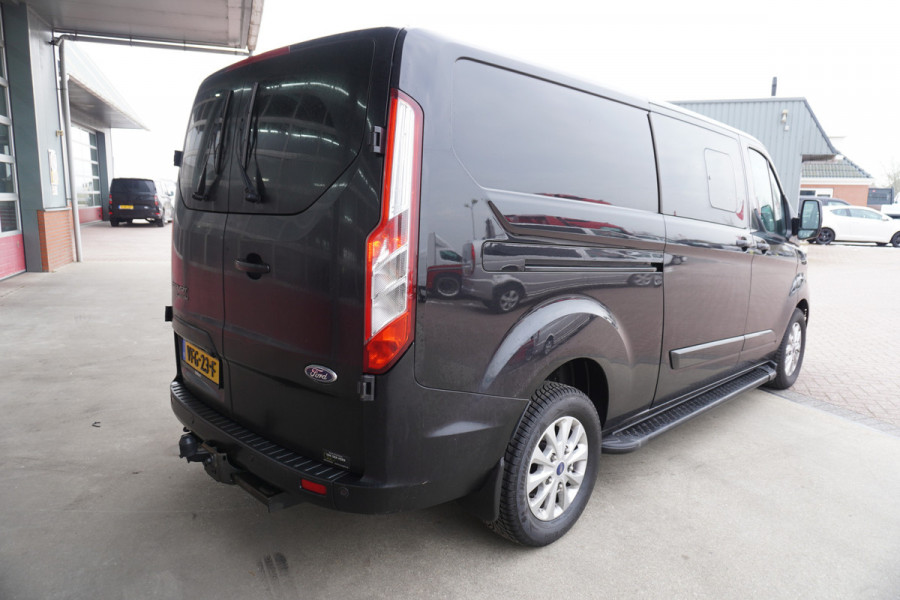 Ford Transit Custom 300 2.0 TDCI 170PK L2H1 Limited Dubbelcabine Automaat Airco | Adap.Cruise | Navi | Camera | Schuifdeur links en rechts