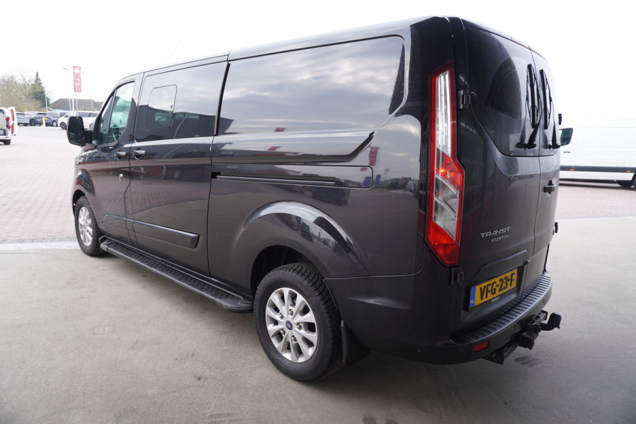 Ford Transit Custom 300 2.0 TDCI 170PK L2H1 Limited Dubbelcabine Automaat Airco | Adap.Cruise | Navi | Camera | Schuifdeur links en rechts