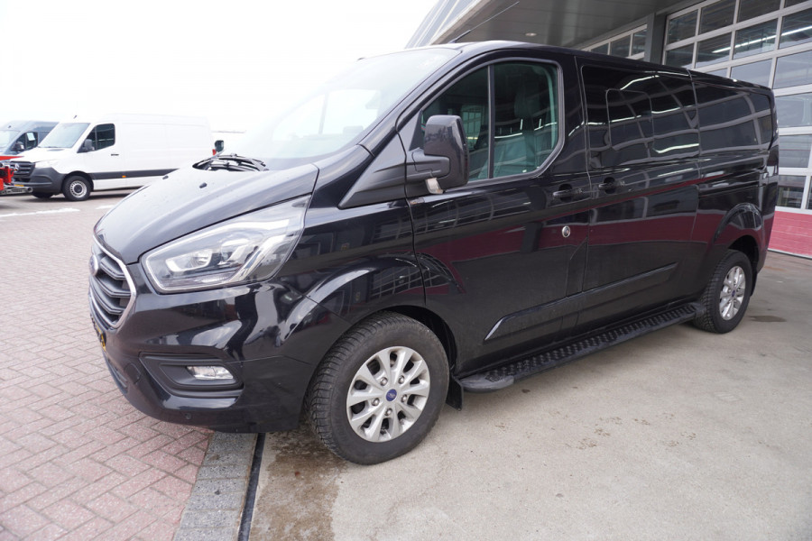 Ford Transit Custom 300 2.0 TDCI 170PK L2H1 Limited Dubbelcabine Automaat Airco | Adap.Cruise | Navi | Camera | Schuifdeur links en rechts