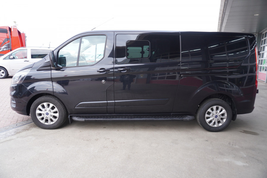 Ford Transit Custom 300 2.0 TDCI 170PK L2H1 Limited Dubbelcabine Automaat Airco | Adap.Cruise | Navi | Camera | Schuifdeur links en rechts