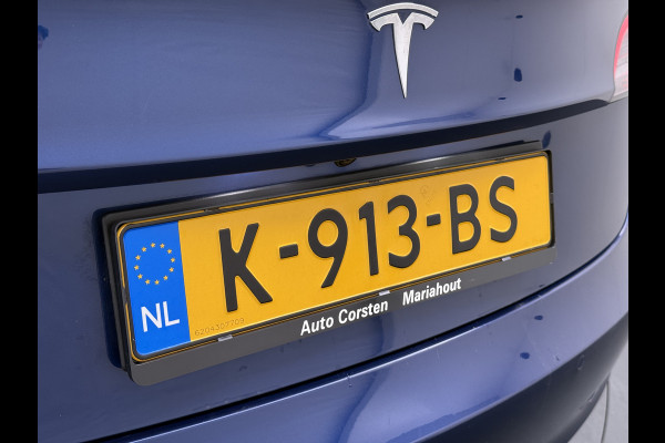 Tesla Model 3 SR Plus 325PK LFP Accu SOH 91% Lmv 18" AutoPilot Leder Pano-dak Adaptive-Cruise Camera's Elektr.-Stuur+Stoelen+Spiegels+Geheugen Navi LED ACC DAB Voorverwarmen interieur via App Keyless One-Pedal-Drive 1e Eigenaar Origineel Nederlandse Auto
