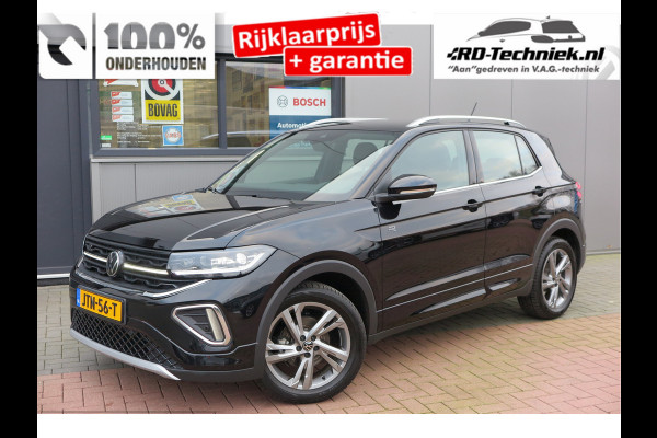 Volkswagen T-Cross 1.0 TSI 116pk DSG R-Line, Virtual cockpit, Camera , Stoelverwarming, Navigatie , Led, LMV etc. (fabrieksgarantie t/m 01-2027)