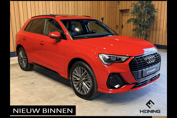 Audi Q3 45 TFSI e S edition. Pano. 2X S-Line. Apple-carplay. Blackline. 19 inch.