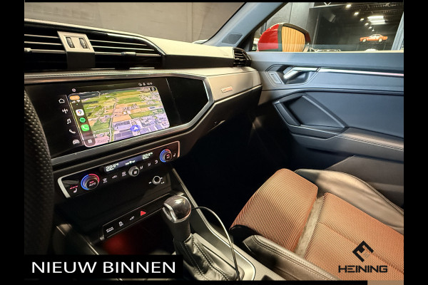 Audi Q3 45 TFSI e S edition. Pano. 2X S-Line. Apple-carplay. Blackline. 19 inch.