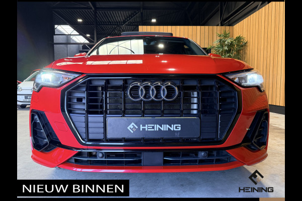 Audi Q3 45 TFSI e S edition. Pano. 2X S-Line. Apple-carplay. Blackline. 19 inch.