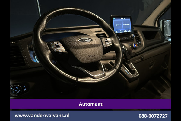 Ford Transit Custom 2.0 TDCI 131pk Automaat L2H1 Euro6 Airco | Xenon | Camera | Apple Carplay | LED | Adaptive Cruisecontrol | Trekhaak Android Auto, Stoelverwarming, Verwarmde voorruit, Dakdragers, Parkeersensoren, Bijrijdersbank, Achterklep