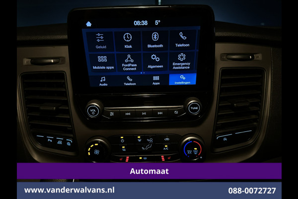 Ford Transit Custom 2.0 TDCI 131pk Automaat L2H1 Euro6 Airco | Xenon | Camera | Apple Carplay | LED | Adaptive Cruisecontrol | Trekhaak Android Auto, Stoelverwarming, Verwarmde voorruit, Dakdragers, Parkeersensoren, Bijrijdersbank, Achterklep