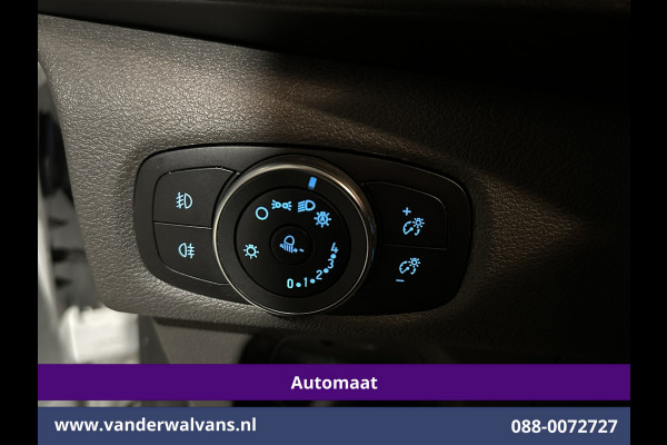 Ford Transit Custom 2.0 TDCI 131pk Automaat L2H1 Euro6 Airco | Xenon | Camera | Apple Carplay | LED | Adaptive Cruisecontrol | Trekhaak Android Auto, Stoelverwarming, Verwarmde voorruit, Dakdragers, Parkeersensoren, Bijrijdersbank, Achterklep