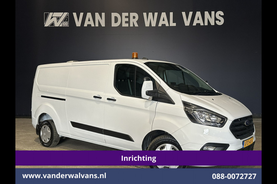 Ford Transit Custom 2.0 TDCI 130pk Inrichting L2H1 Euro6 Airco | Camera | Apple Carplay | 2800kg Trekhaak | Cruisecontrol Android Auto, Stoelverwarming, Verwarmde voorruit, Parkeersensoren, Bijrijdersbank