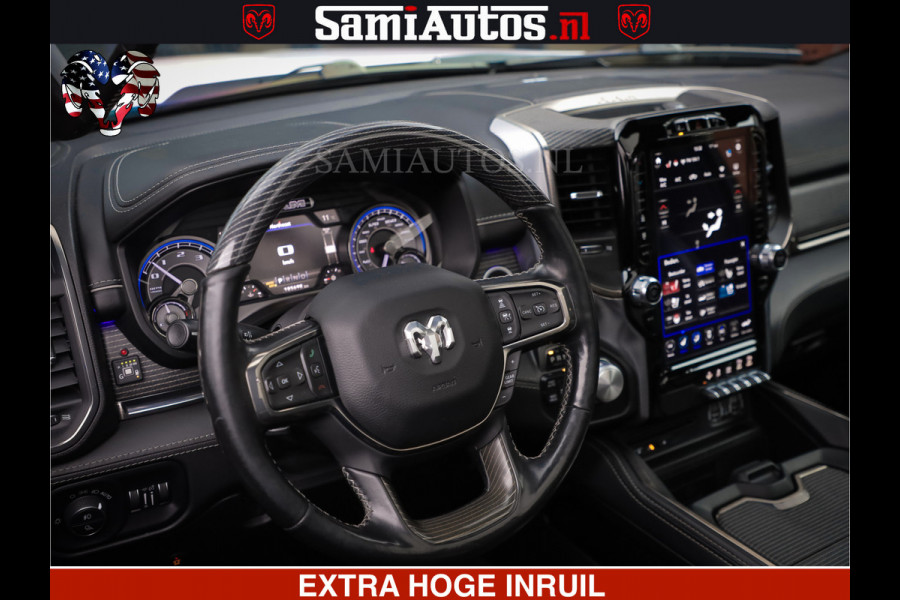 Dodge Ram 1500 HULK PACK | 5.7 V8 HEMI | SFEERVERLICHTING | FEUL WIELEN | TRAIN HORN | BOM VOL CREW CAB | DUBBELE CABINE | 5 PERSOONS | GRIJSKENTEKEN | MEGA DIKKE LIMITED ALN |
