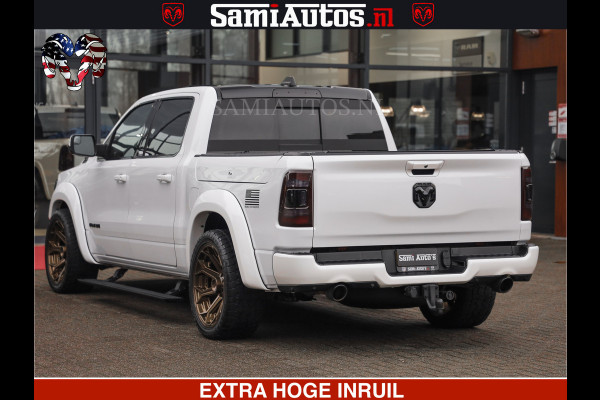 Dodge Ram 1500 HULK PACK | 5.7 V8 HEMI | SFEERVERLICHTING | FEUL WIELEN | TRAIN HORN | BOM VOL CREW CAB | DUBBELE CABINE | 5 PERSOONS | GRIJSKENTEKEN | MEGA DIKKE LIMITED ALN |
