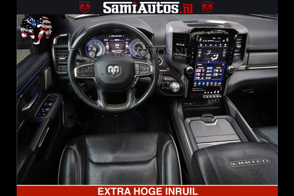 Dodge Ram 1500 HULK PACK | 5.7 V8 HEMI | SFEERVERLICHTING | FEUL WIELEN | TRAIN HORN | BOM VOL CREW CAB | DUBBELE CABINE | 5 PERSOONS | GRIJSKENTEKEN | MEGA DIKKE LIMITED ALN |