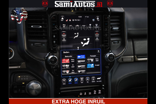 Dodge Ram 1500 HULK PACK | 5.7 V8 HEMI | SFEERVERLICHTING | FEUL WIELEN | TRAIN HORN | BOM VOL CREW CAB | DUBBELE CABINE | 5 PERSOONS | GRIJSKENTEKEN | MEGA DIKKE LIMITED ALN |