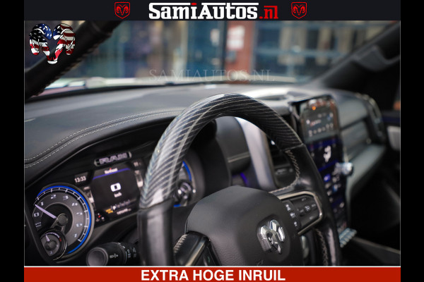 Dodge Ram 1500 HULK PACK | 5.7 V8 HEMI | SFEERVERLICHTING | FEUL WIELEN | TRAIN HORN | BOM VOL CREW CAB | DUBBELE CABINE | 5 PERSOONS | GRIJSKENTEKEN | MEGA DIKKE LIMITED ALN |