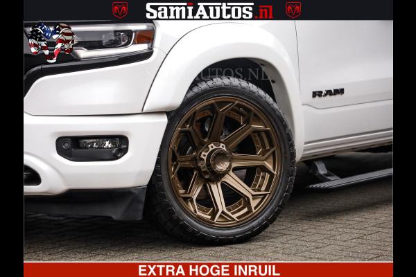 Dodge Ram 1500 HULK PACK | 5.7 V8 HEMI | SFEERVERLICHTING | FEUL WIELEN | TRAIN HORN | BOM VOL CREW CAB | DUBBELE CABINE | 5 PERSOONS | GRIJSKENTEKEN | MEGA DIKKE LIMITED ALN |