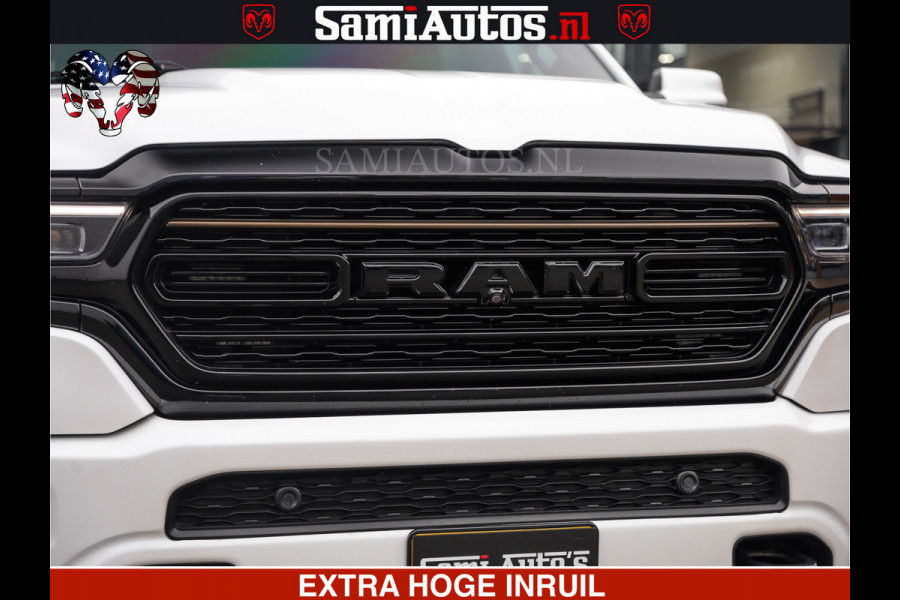 Dodge Ram 1500 HULK PACK | 5.7 V8 HEMI | SFEERVERLICHTING | FEUL WIELEN | TRAIN HORN | BOM VOL CREW CAB | DUBBELE CABINE | 5 PERSOONS | GRIJSKENTEKEN | MEGA DIKKE LIMITED ALN |
