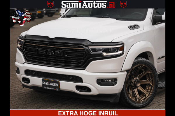 Dodge Ram 1500 HULK PACK | 5.7 V8 HEMI | SFEERVERLICHTING | FEUL WIELEN | TRAIN HORN | BOM VOL CREW CAB | DUBBELE CABINE | 5 PERSOONS | GRIJSKENTEKEN | MEGA DIKKE LIMITED ALN |