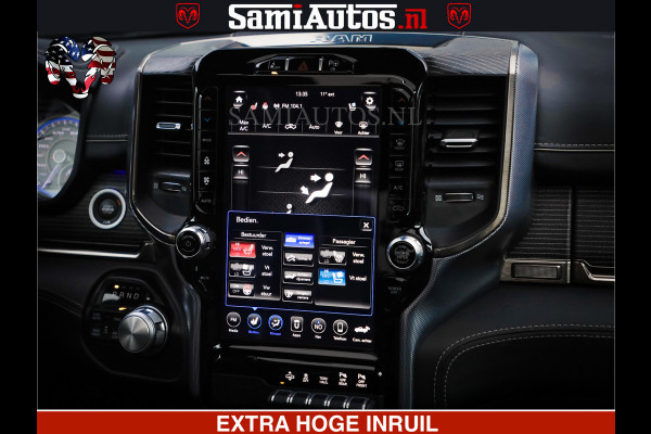 Dodge Ram 1500 HULK PACK | 5.7 V8 HEMI | SFEERVERLICHTING | FEUL WIELEN | TRAIN HORN | BOM VOL CREW CAB | DUBBELE CABINE | 5 PERSOONS | GRIJSKENTEKEN | MEGA DIKKE LIMITED ALN |