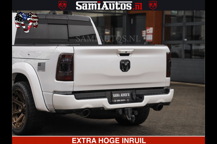 Dodge Ram 1500 HULK PACK | 5.7 V8 HEMI | SFEERVERLICHTING | FEUL WIELEN | TRAIN HORN | BOM VOL CREW CAB | DUBBELE CABINE | 5 PERSOONS | GRIJSKENTEKEN | MEGA DIKKE LIMITED ALN |