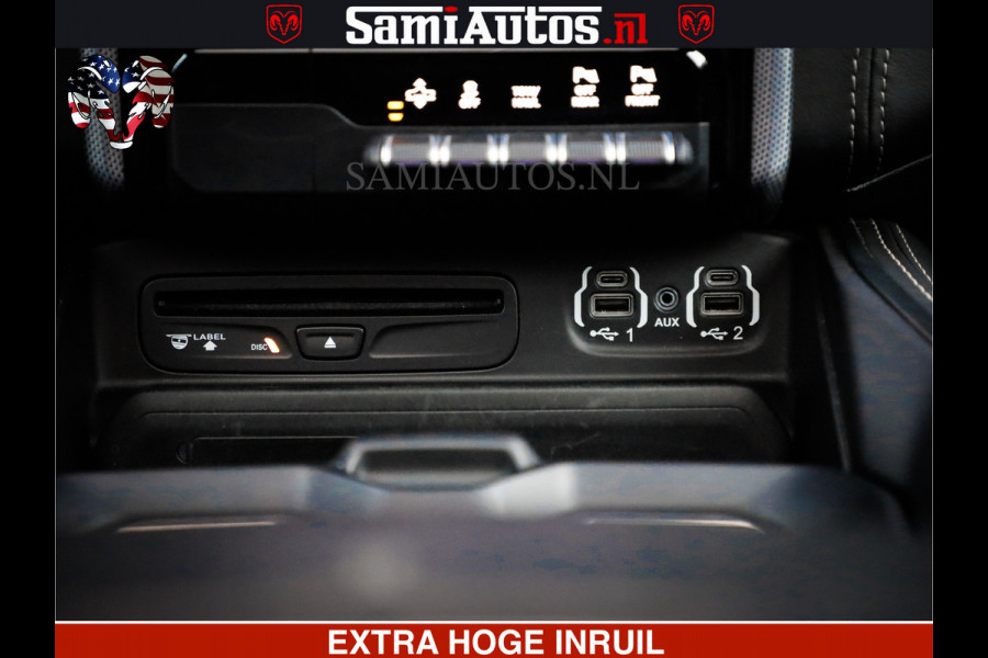 Dodge Ram 1500 HULK PACK | 5.7 V8 HEMI | SFEERVERLICHTING | FEUL WIELEN | TRAIN HORN | BOM VOL CREW CAB | DUBBELE CABINE | 5 PERSOONS | GRIJSKENTEKEN | MEGA DIKKE LIMITED ALN |