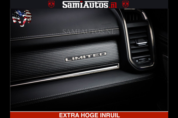 Dodge Ram 1500 HULK PACK | 5.7 V8 HEMI | SFEERVERLICHTING | FEUL WIELEN | TRAIN HORN | BOM VOL CREW CAB | DUBBELE CABINE | 5 PERSOONS | GRIJSKENTEKEN | MEGA DIKKE LIMITED ALN |